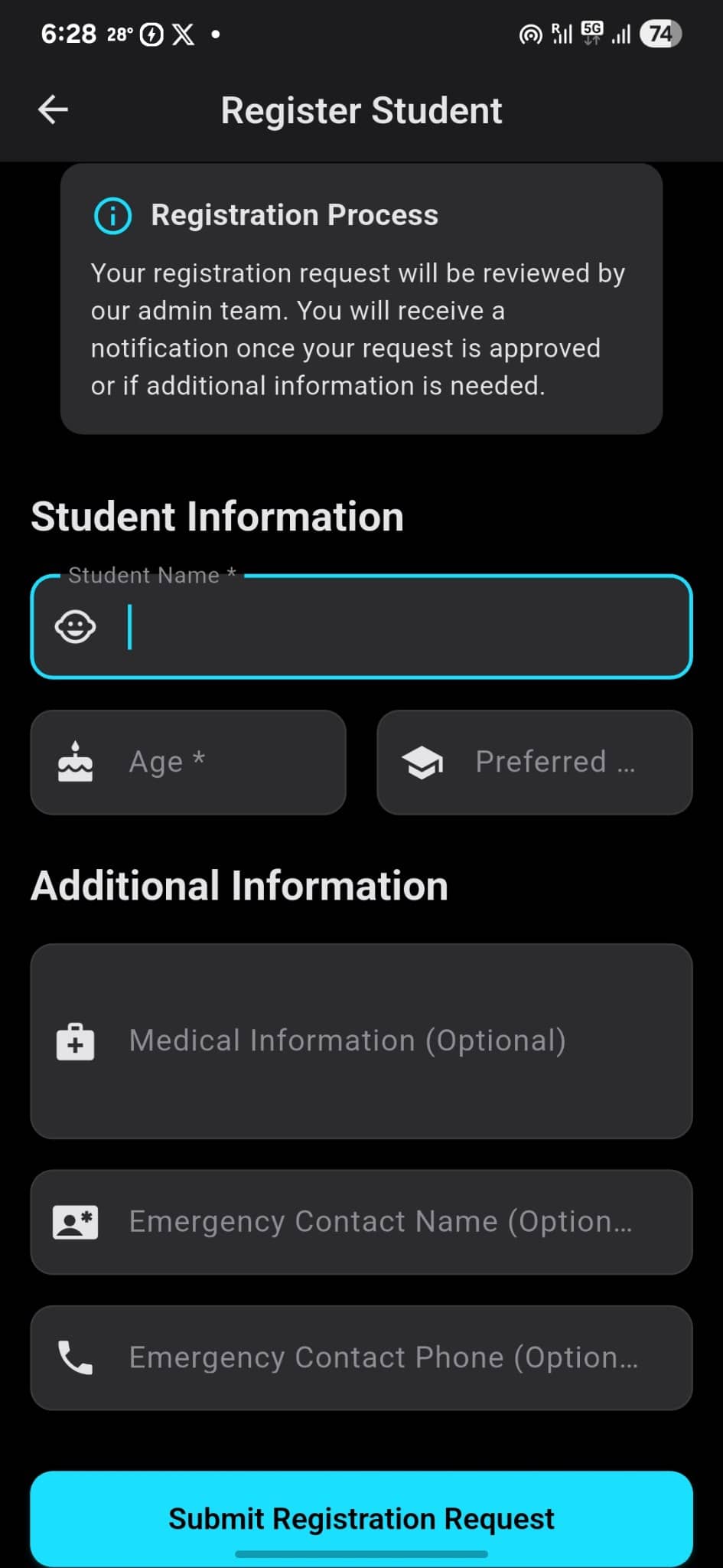 Register Student
